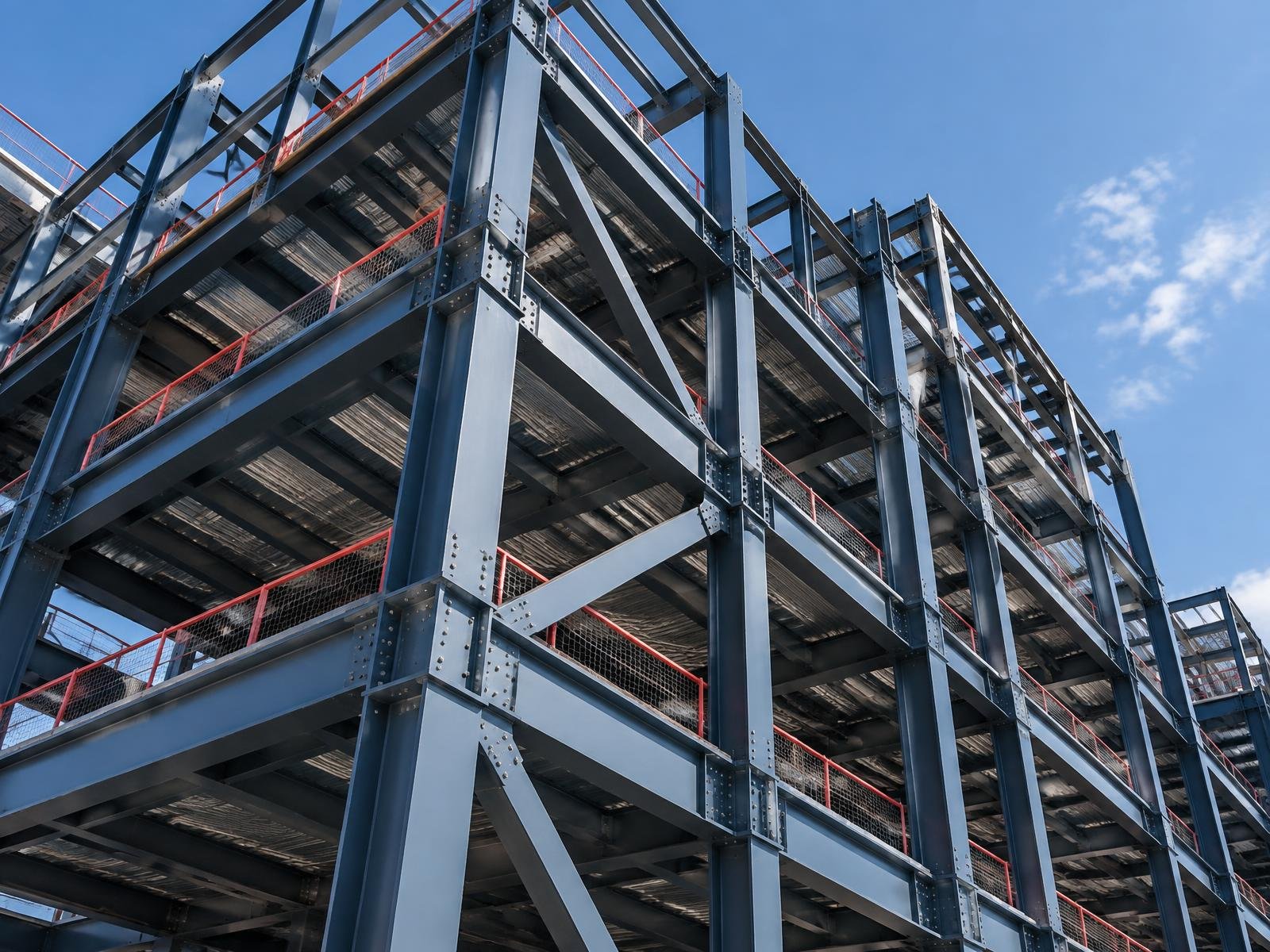Multi-level industrial frame